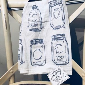 Primitives by Kathy Mason Jars Kitchen Towel